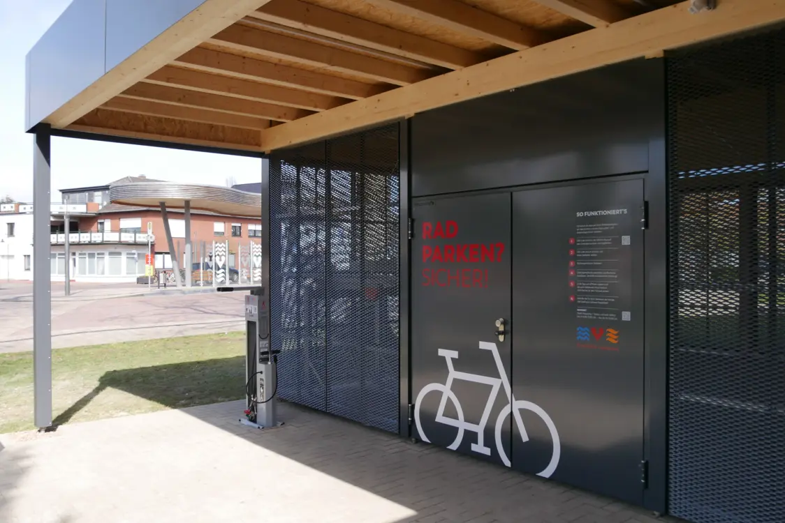 Eingangsbereich der Sammelanlage