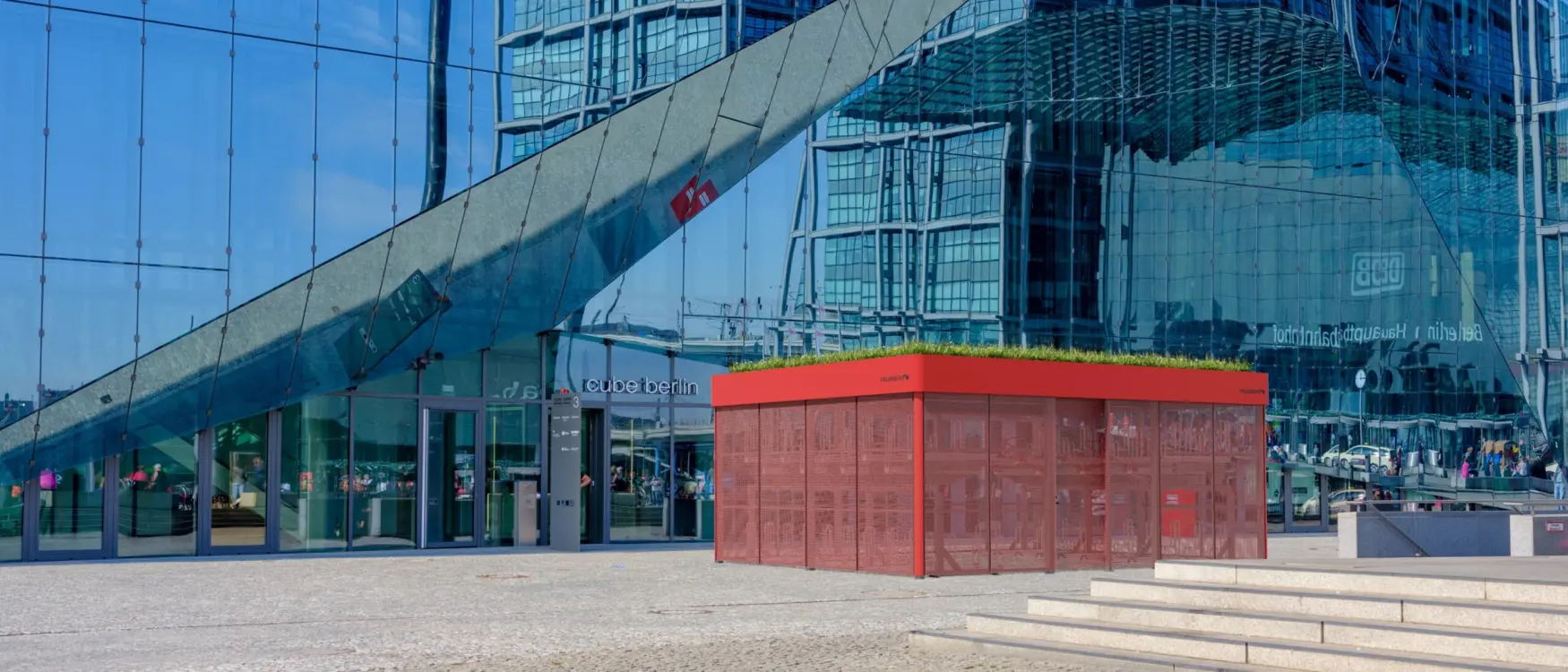 Ein VELODEPO im Stadtzentrum