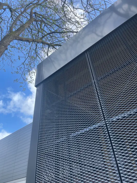 Detailansicht der Außenverkleidung